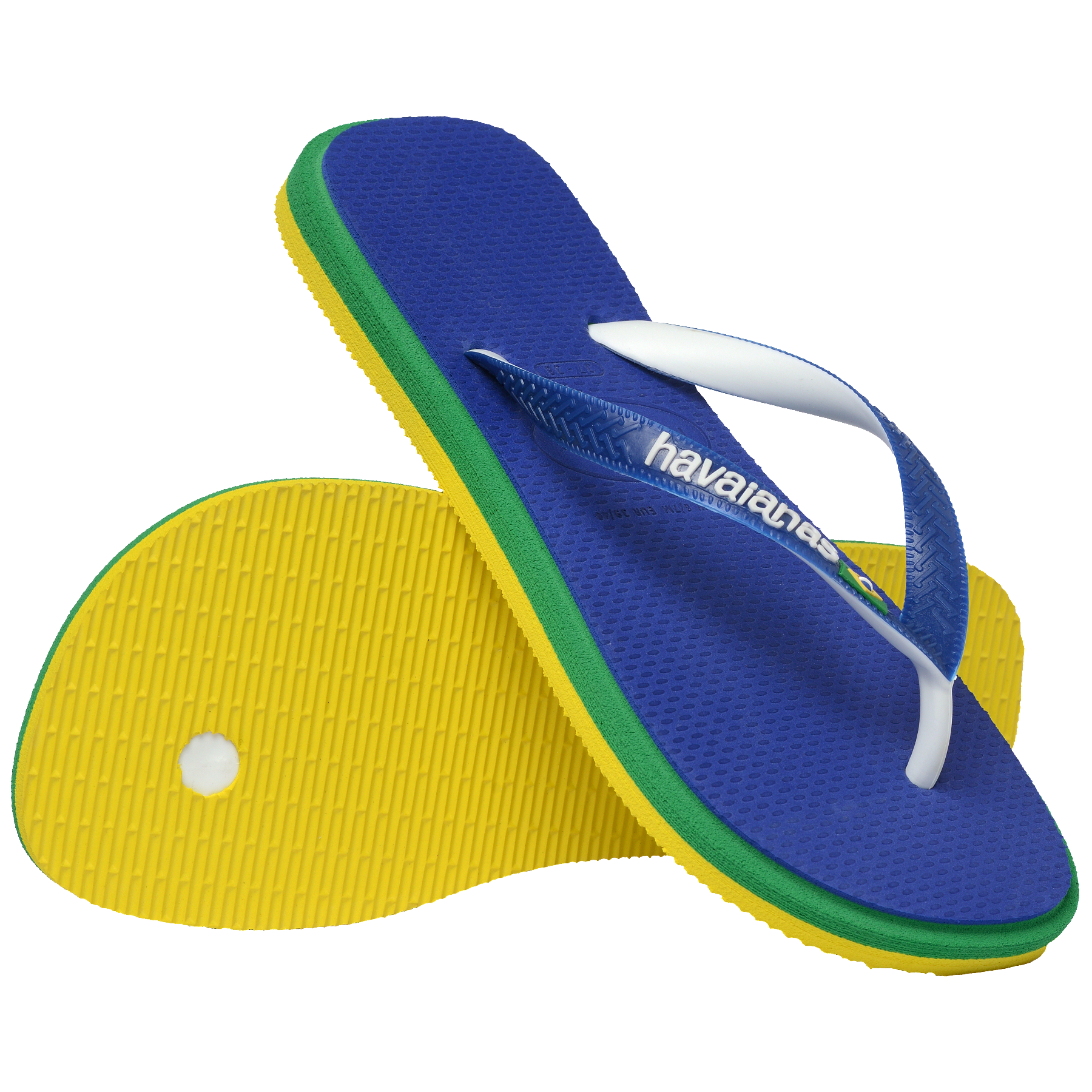 Women's Brazil Twist Flip Flops - MARINE BLUE