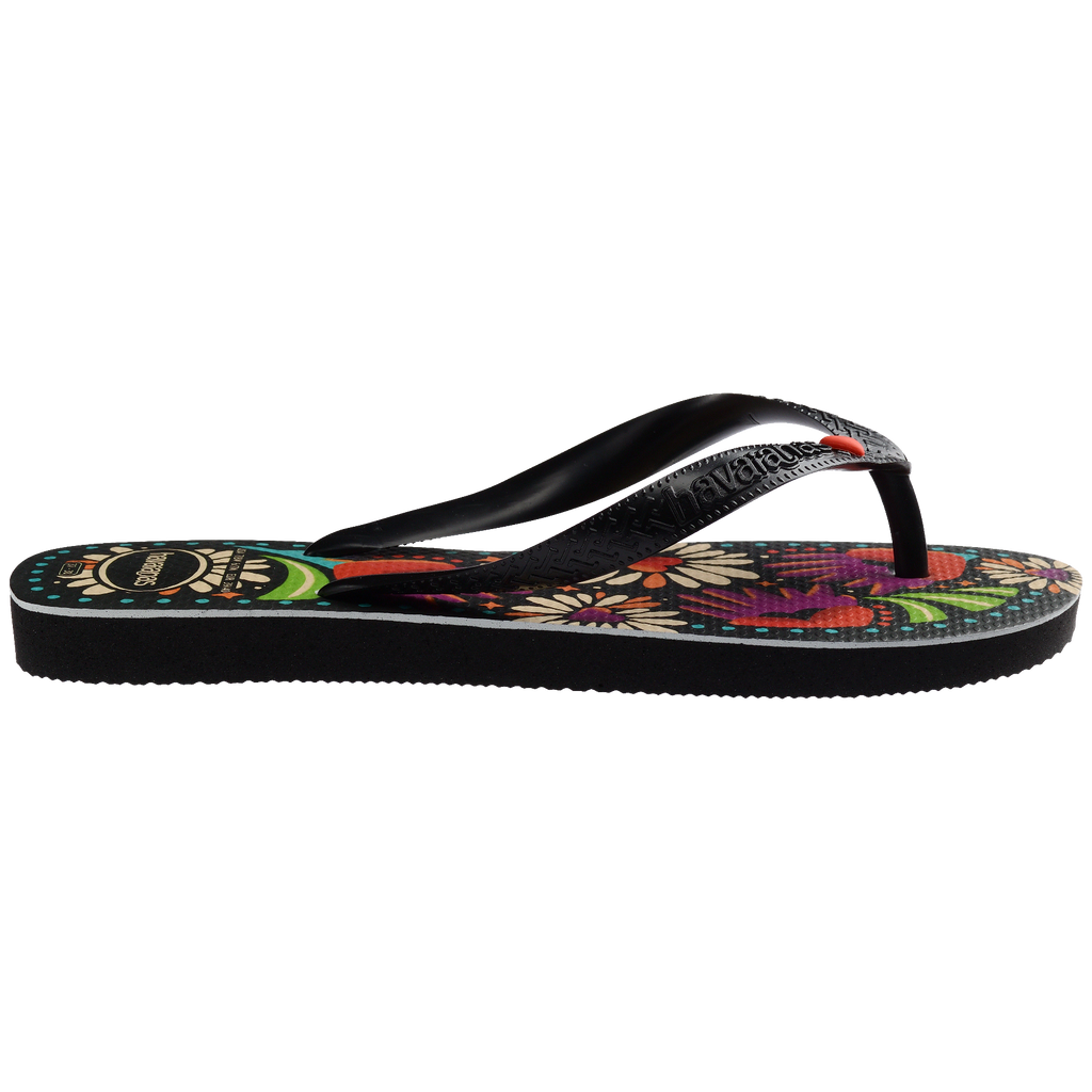 Women's Top Begonia Flip Flops - Black
