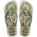 Women's FARM Rio Sweet Forest Flip Flops - Smoke Green